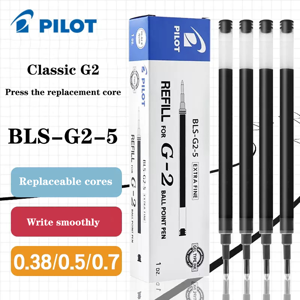 Pilot Pen G2 - 6 個日本パイロットゲルペンリフィル BLS-G2-5 G2/G6 ジュースペン 0.5