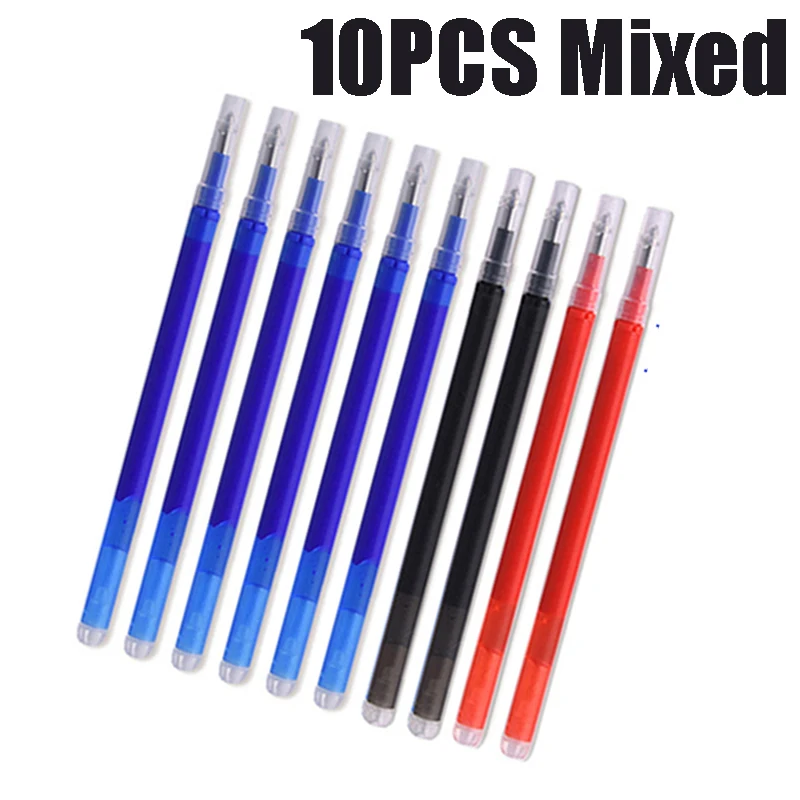Pilot Pen Frixion - 10 ピース/ロット 0.5/0.7 ミリメートル大容量消去可能なリフィル多色交換可能なリフィルオフィスライティングアクセサリー学生文具