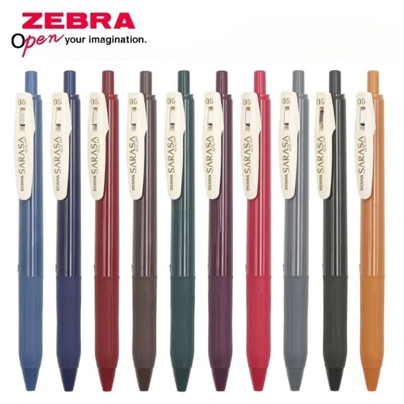 Zebra Pen Sarasa - 日本ゼブラゼブラ JJ15 レトロゲルペン SARASA プレスカラーニュートラルペンヴィンテージボールペン Canetas