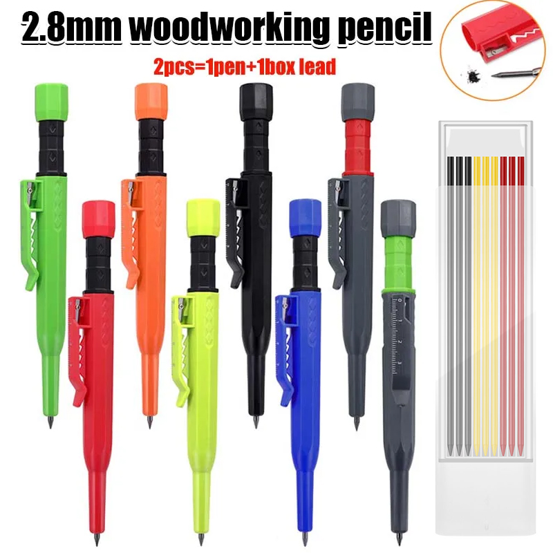 大工用鉛筆セット 木工用 メカニカル 3色 大工用芯 建設用 - Staedtler Pencil Lumocolor のレビューと価格