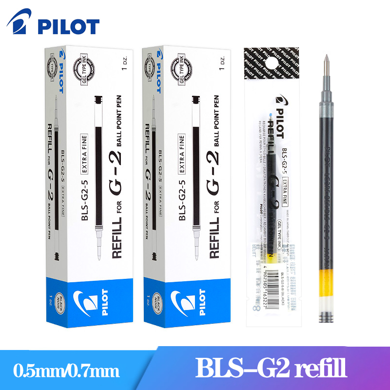 12 10pcsパイロットリフィルBLS-G2ためG2/G6 - Pilot Pen G2 のレビューと価格