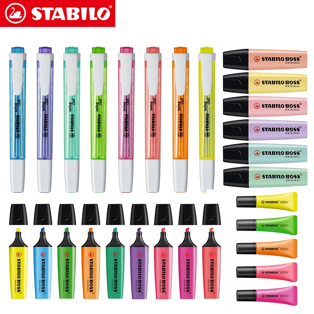 文房具学校および事務用品セット、パステル蛍光ペンマーカー、マ - Stabilo Marker Boss のレビューと価格