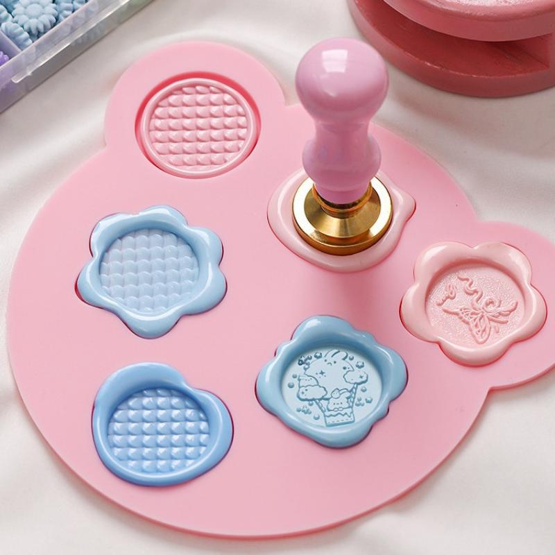 ワックスシールスタンプシリコンモールドパッド 25mmスタン - Wax Seal Stamp Set のレビューと価格