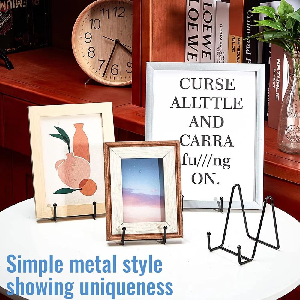 耐久性のある3/4/6インチフレームホルダー、金属製ブラック - Magazine Holder Rack のレビューと価格