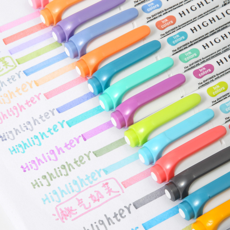 5 ピース/セット双頭蛍光ペン落書きマーカー蛍光ペンアート色 - Stabilo Marker Boss のレビューと価格