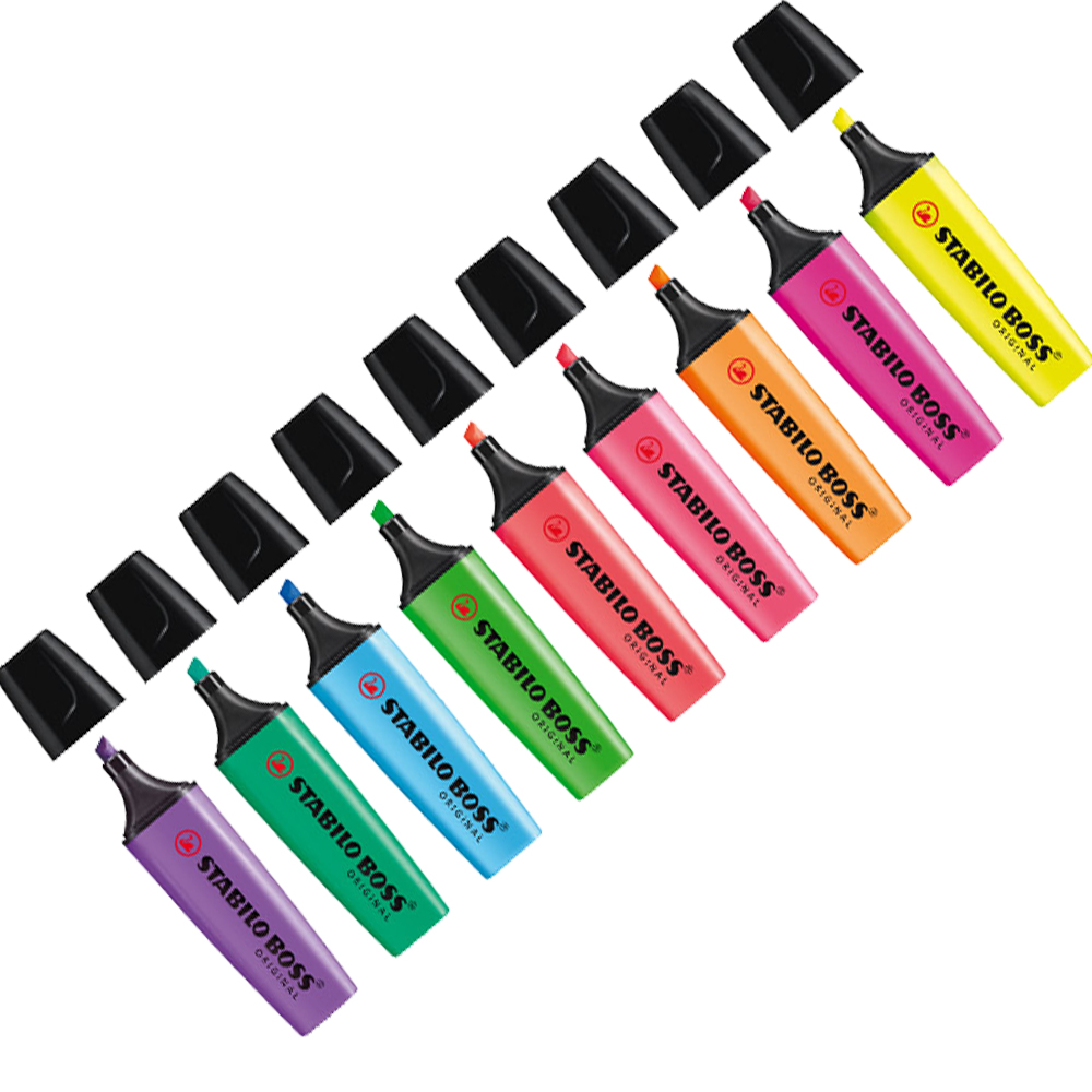 1 個ドイツ Stabilo 蛍光ペン 70 ボス子供使用カ - Stabilo Marker Boss のレビューと価格