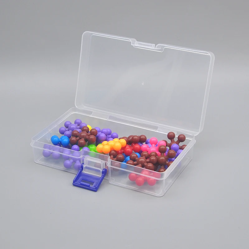 5つの透明なプラスチック製の収納ボックスは、小さな物、小さな - Card Index Box のレビューと価格