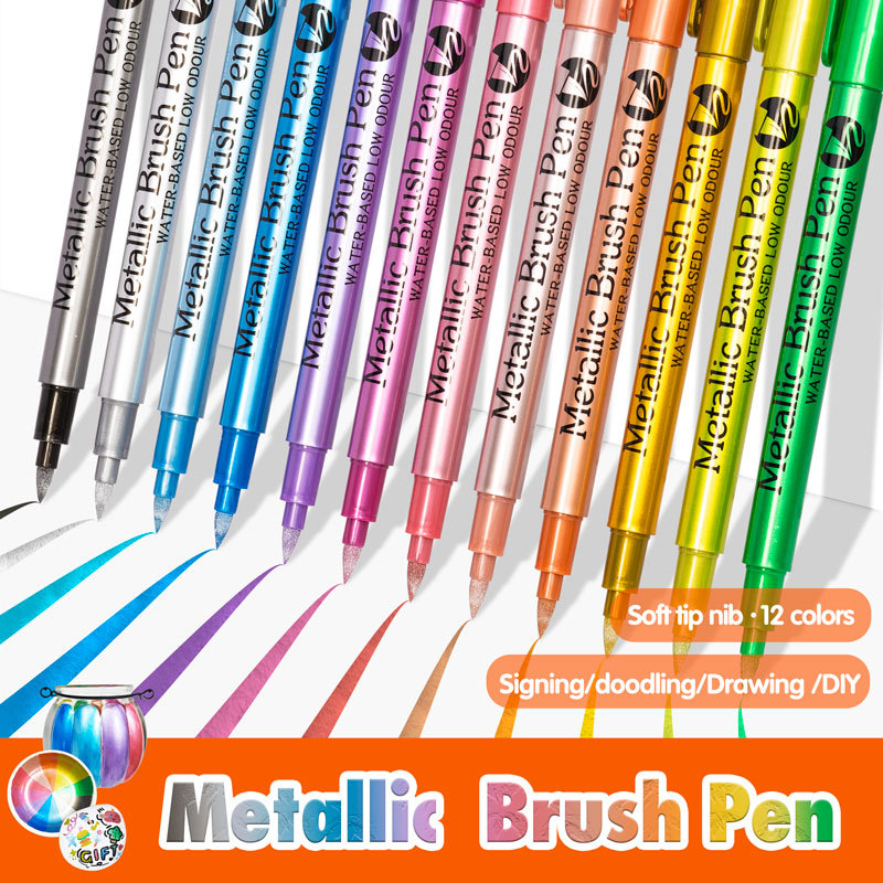 1pc 色メタリック防水油性マーカーペン DIY エポキシ樹 - Copic Marker Sketch のレビューと価格