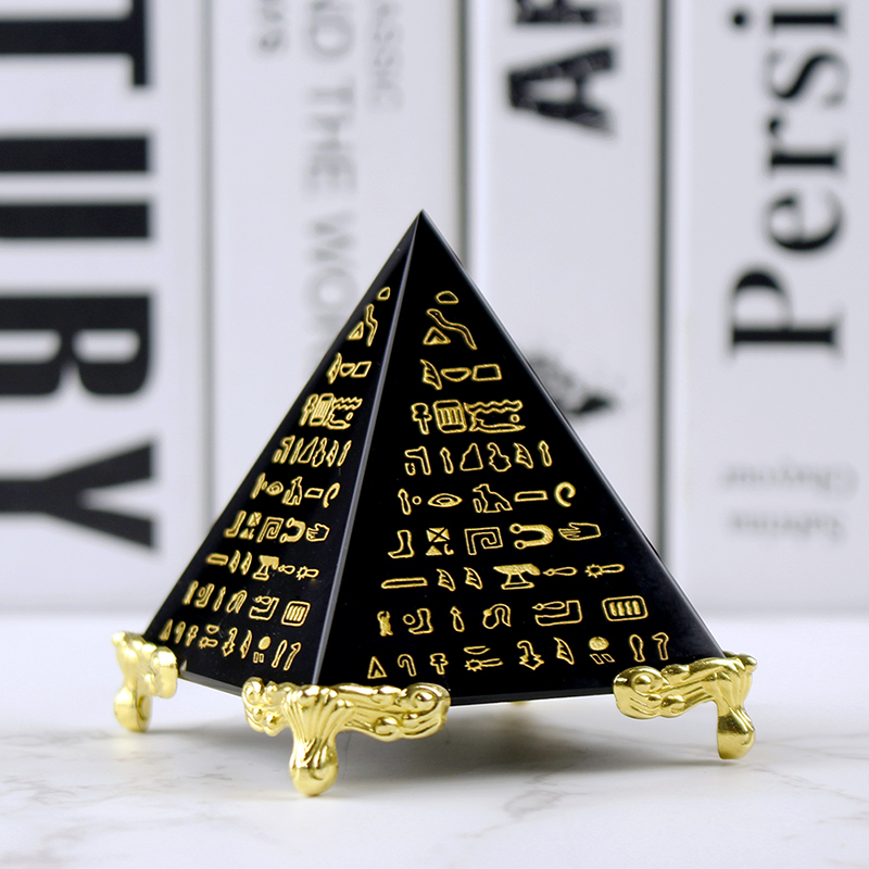 ジスポットのクリスタルピラミッド,天然エネルギーの癒しの装飾 - Paper Weight Crystal のレビューと価格