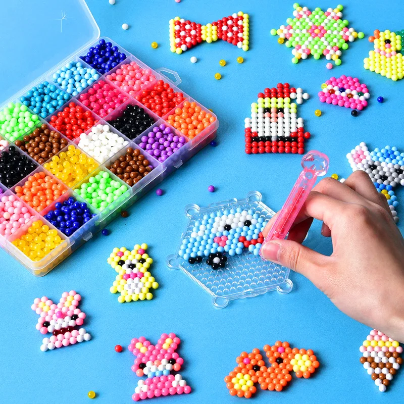 子供のための魔法のビーズ,手作りのおもちゃセット,カラークリ - Paper Weight Crystal のレビューと価格