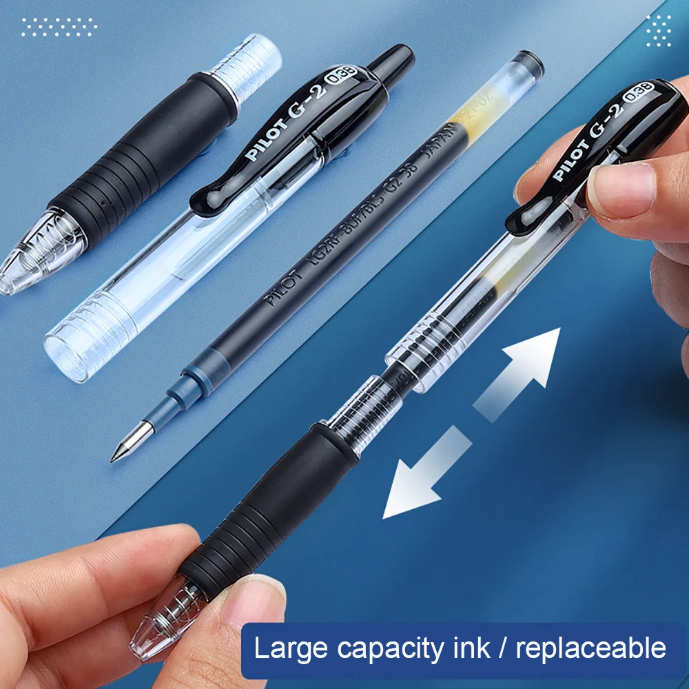 3本入り 日本パイロット プッシュ式ゲルペン BL-G2 速 - Pilot Pen G2 のレビューと価格